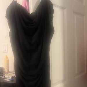 Fashion Nova Black Backless Dress